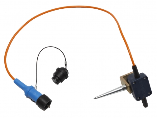 Горизонтальные геофоны в полевом корпусе РС-801 на уголке